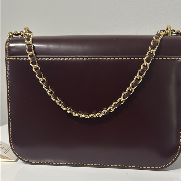 Tory Burch Brown Shoulder Bag with Gold Hardware - Picture 3 of 9